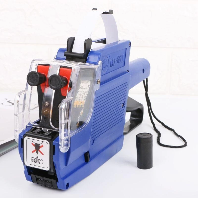 MX-6600 10 cifre a due righe etichetta per etichetta tag a due righe 2 righe per prezzi dettaglio Strumento del tag prezzi