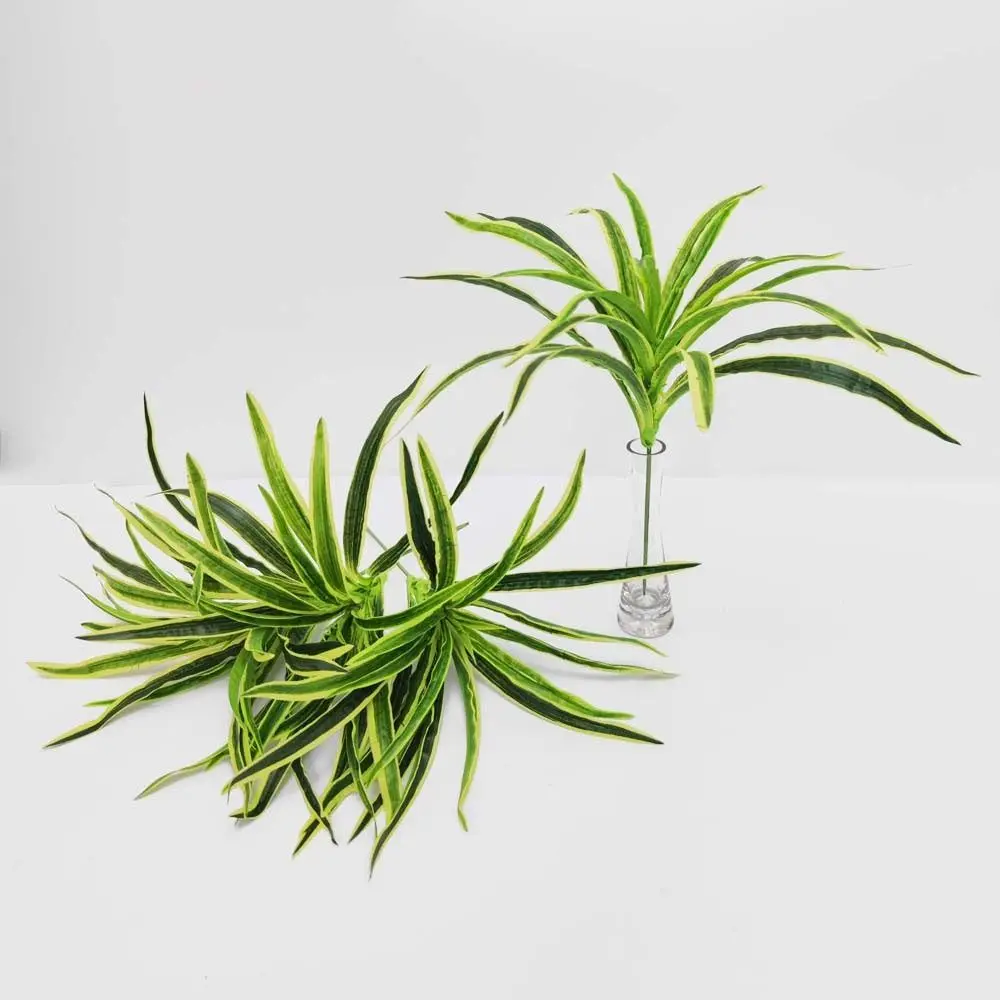 Plastic Kunstmatige Chlorophytum Planten Groene Planten Realistische Zijde Chlorophytum Tak Handgemaakte Elegante Simulatie Chlorophytum