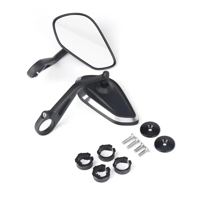 For Rocket 3 Street Triple S 765 RS R 765RS 765R Motorcycle CNC Handlebar Handle Bar Rearview Side Mirrors Bar End Mirror Kit