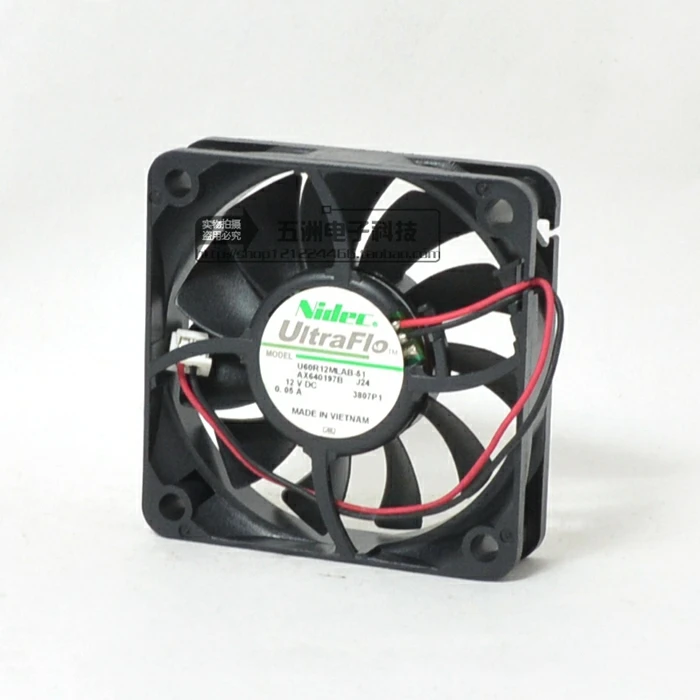 جديد الأصلي U60R12MLAB-51 12V 0.05A 6015 60x60x15 مللي متر مروحة التبريد المبرد