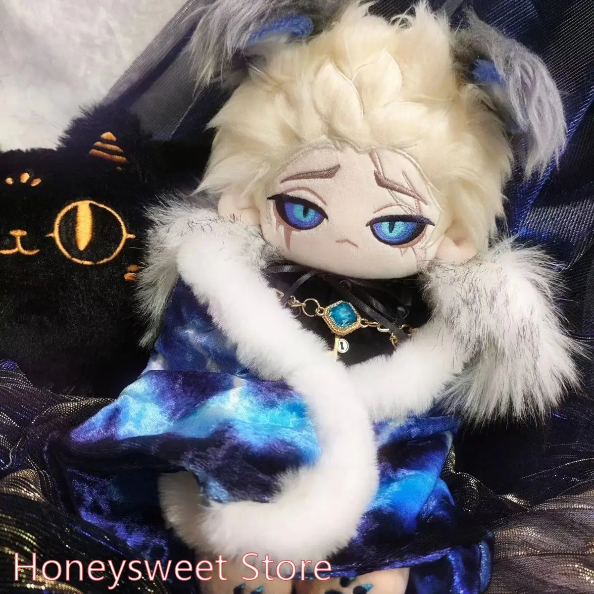 Anime Identity Ⅴ Alva Lorenz Hermit Monster Plush Doll Long Leg Body Toys Dress Up Stuffed Plushie Pillow Cosplay Dolls 25cm