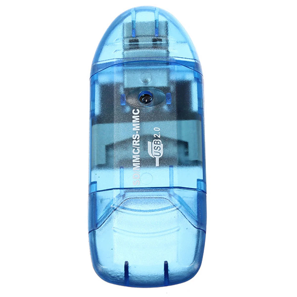 Hot！USB Memory Card Reader Writer Adapter for MMC SD SDHC TF UP To 64GB