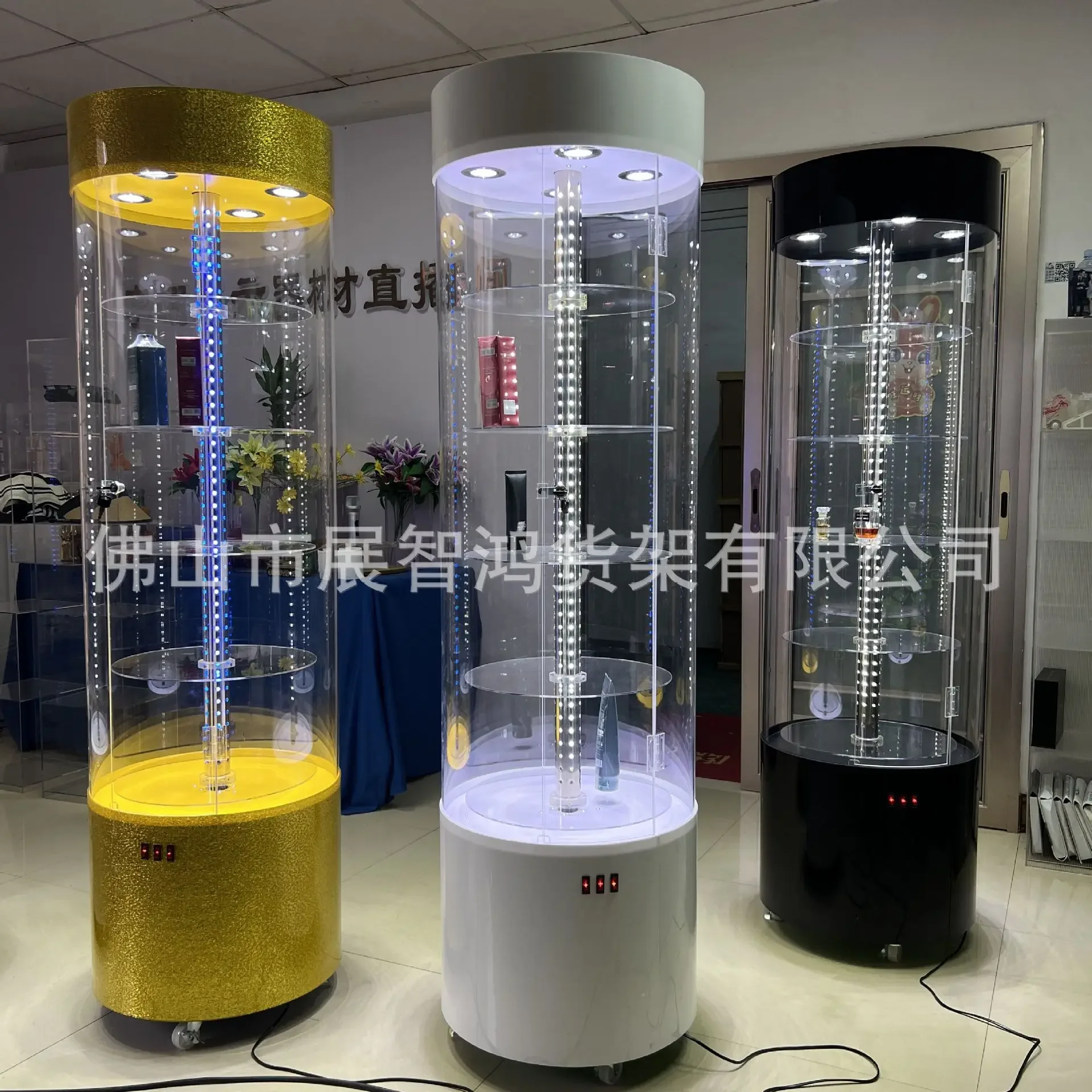 Rotary Display Cabinet Product Display Car Model Jewelry Display Stand Cosmetics