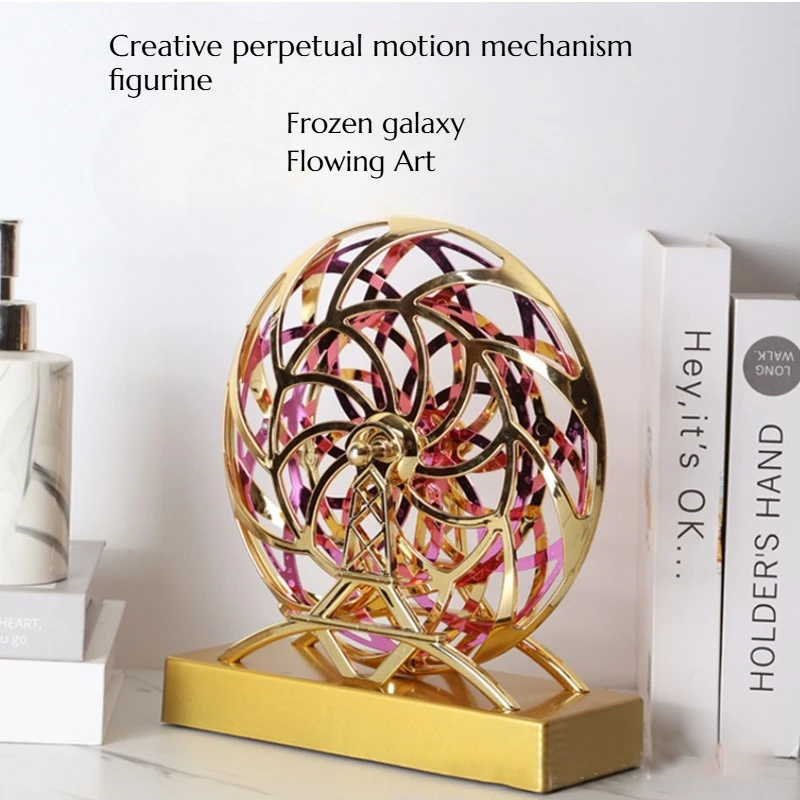 Creative Universe Celestial Chaos Perpetual Motion Instrument High-Style Sculpture Decoration Piece