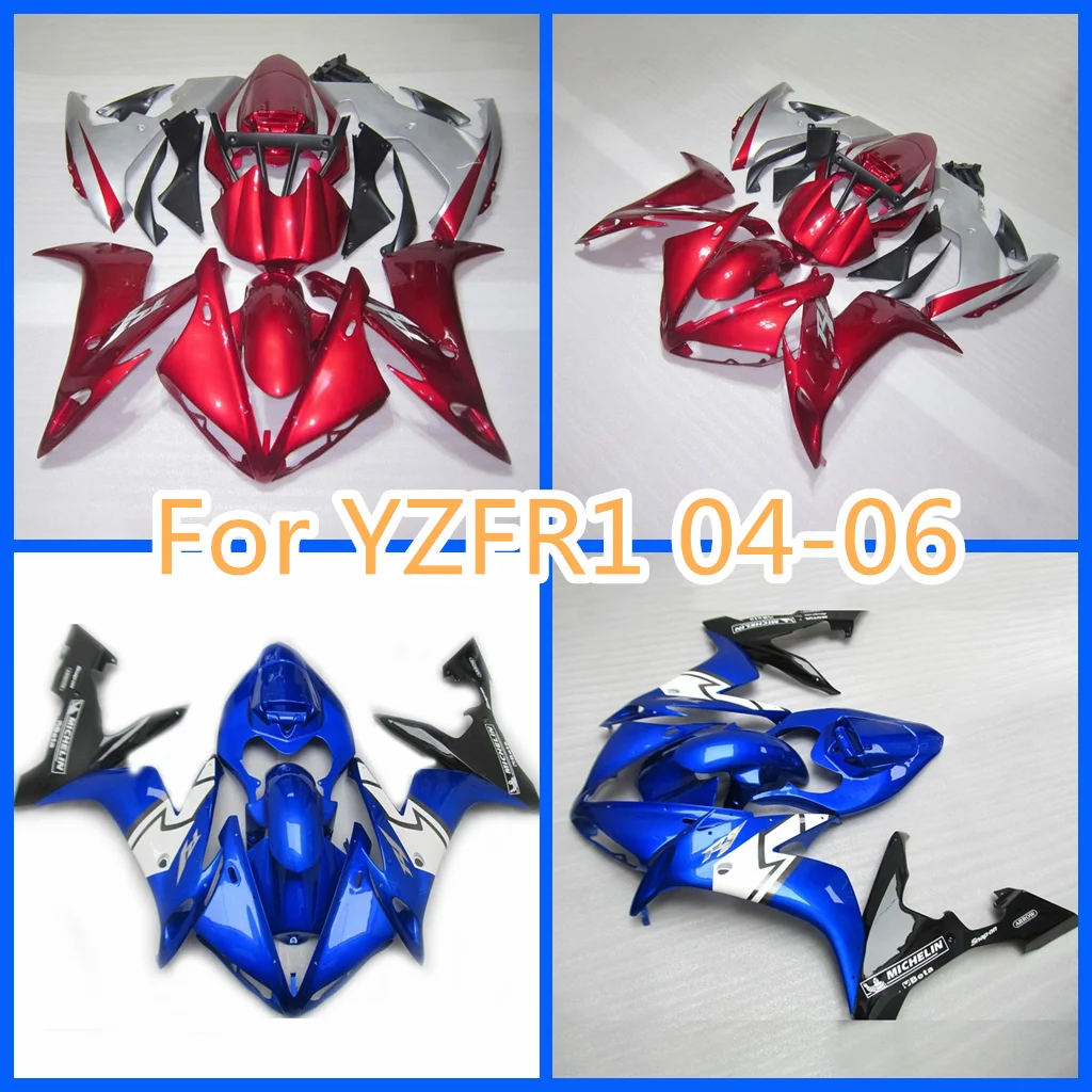 Motorcycle Bodywork For YAMAHA YZF-R1 2004 2005 2006 Bodys Cover YZFR1 1000CC YZF R1 04 05 06 YZF-1000 OEM Fairing Kit Red