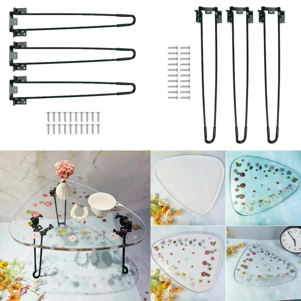 

D46E Large Resin Table Silicone Molds DIY Epoxy Resin Silicone Mold for River Table