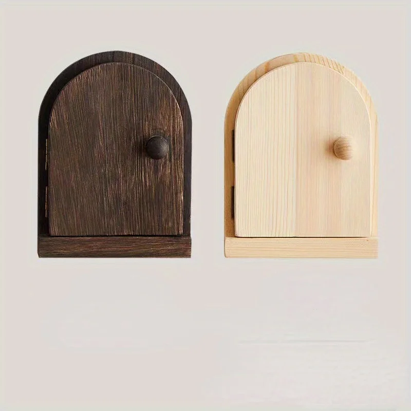 1/2Pcs Wall Mounted Solid Wood Switch Protective Cover Home Socket Decor Frame Anti Electric Shock Safety Protective Cover