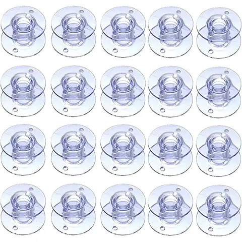 Clear Plastic Sewing Machine Bobbins SA156 Universal Empty Spool Bobbin For Singer Brother Sewing Machine Accessories