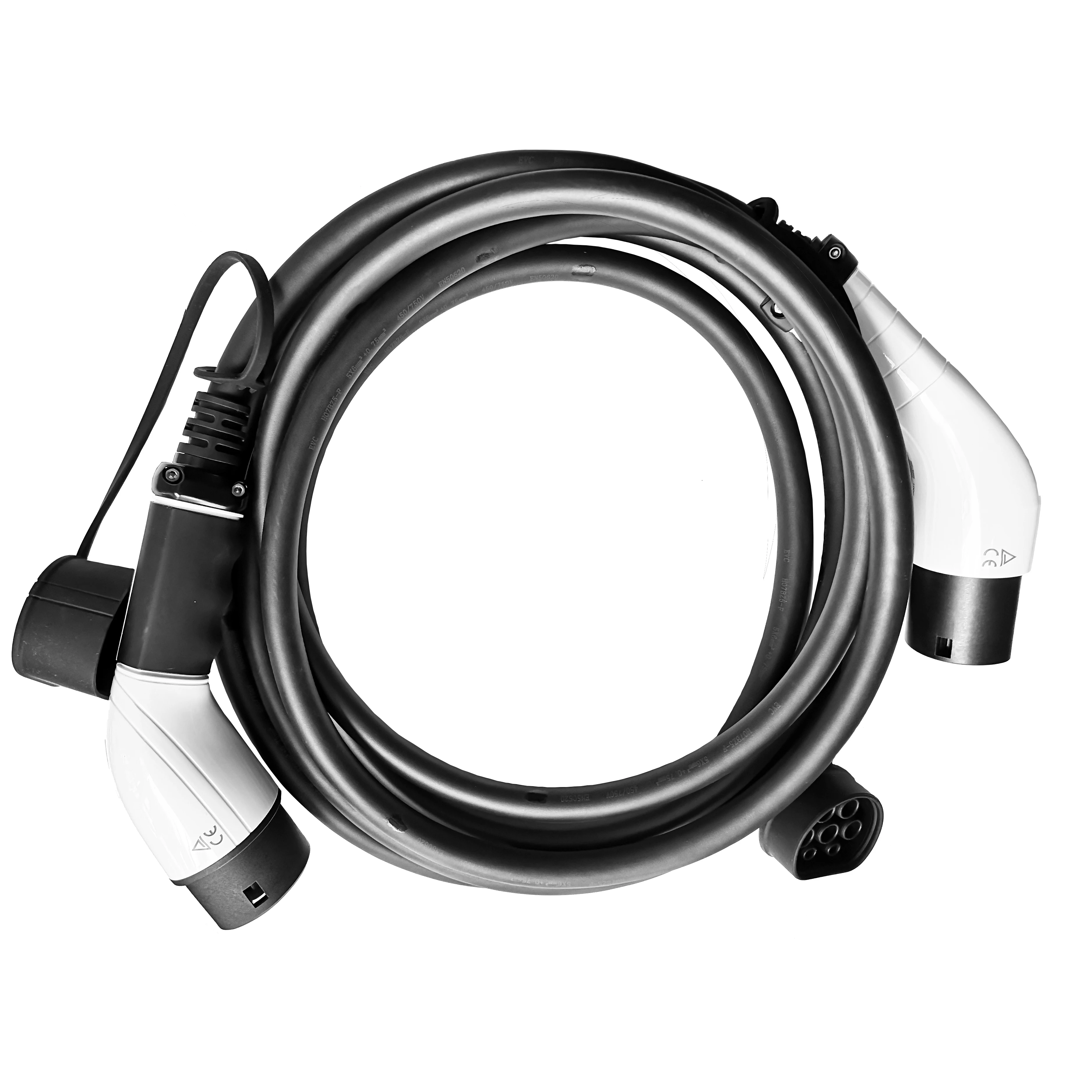 Top Selling Portable Type 2 Charger Cable Ev Car EU UK Standard 5m 10m Ev Charging Cable