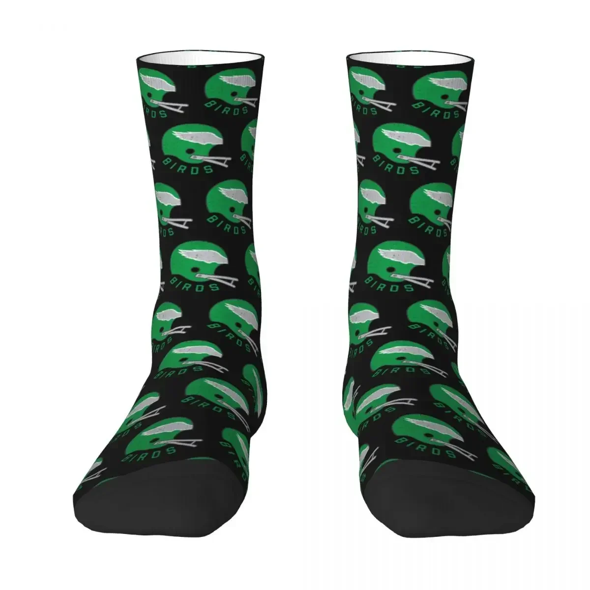 Philadelphia Eagles DamgoodGame Lid Graphic Socks Harajuku Super Soft Stockings All Season Long Socks Accessories for Man Woman