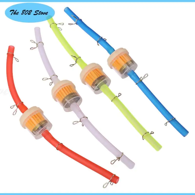 Universal Fuel Filter Gasoline Clear Cleaner Petrol Pipe Quad Scooter Hose Line Magnet Inline Gas Dirt Bike Motorcycle Accessory