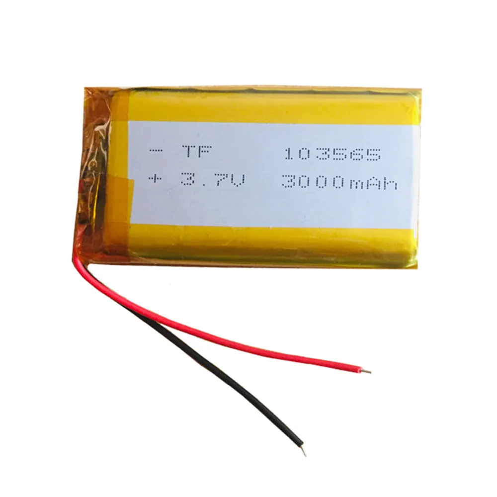 

1-10pcs 103665 Lithium Polymer Battery 3.7V 3000mAh For Open Source Console Miyoo Mini Plus Game Machine GPS MP5