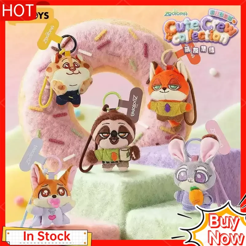 

НОВЫЙ 52TOYS Disney Zootopia плюшевый ремешок для телефона модная глухая коробка милые животные друзья серии мягкие игрушки подвески подарки для детей и фанатов
