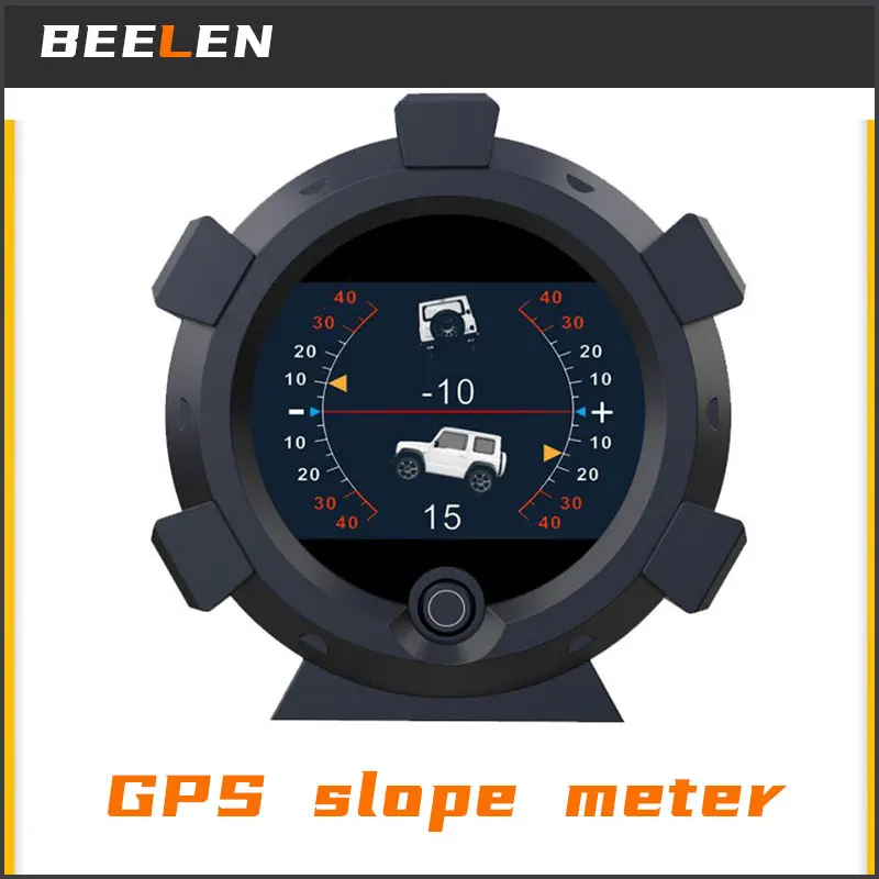 For Suzuki Jimny GPS Horizontal Slope Meter Inclinometer Speedometer Car Compass Pitch Tilt Angle Altitude Latitude Longitude