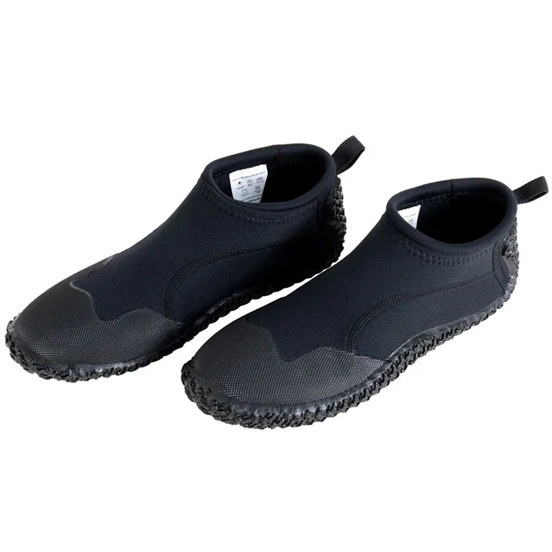 3MM Neoprene Vulcanized Dive Booties Anti‑Slip Puncture‑Resistant Short Water Shoes for Diving Snorkeling River Trekking