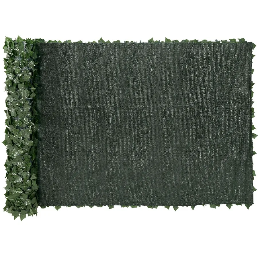 Ivy Privacy Fence 59 x 158in Artificial Green Wall Screen Greenery Ivy Fence with Mesh Cloth Backing and Strengthened Joint Fau