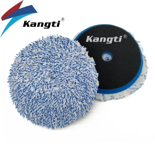 Disco de abrillantado para coche, almohadillas de pulido de microfibra de 3/5/6 pulgadas, recién llegado, almohadilla de encerado de esponja para pulidores RO, DA, GA