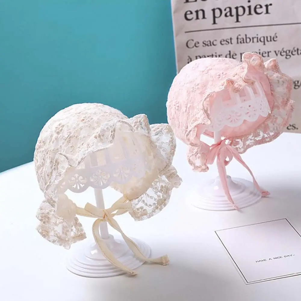 

Summer Newborn Lace Girl Infant Bonnet Cotton Baby Hat Sun Caps