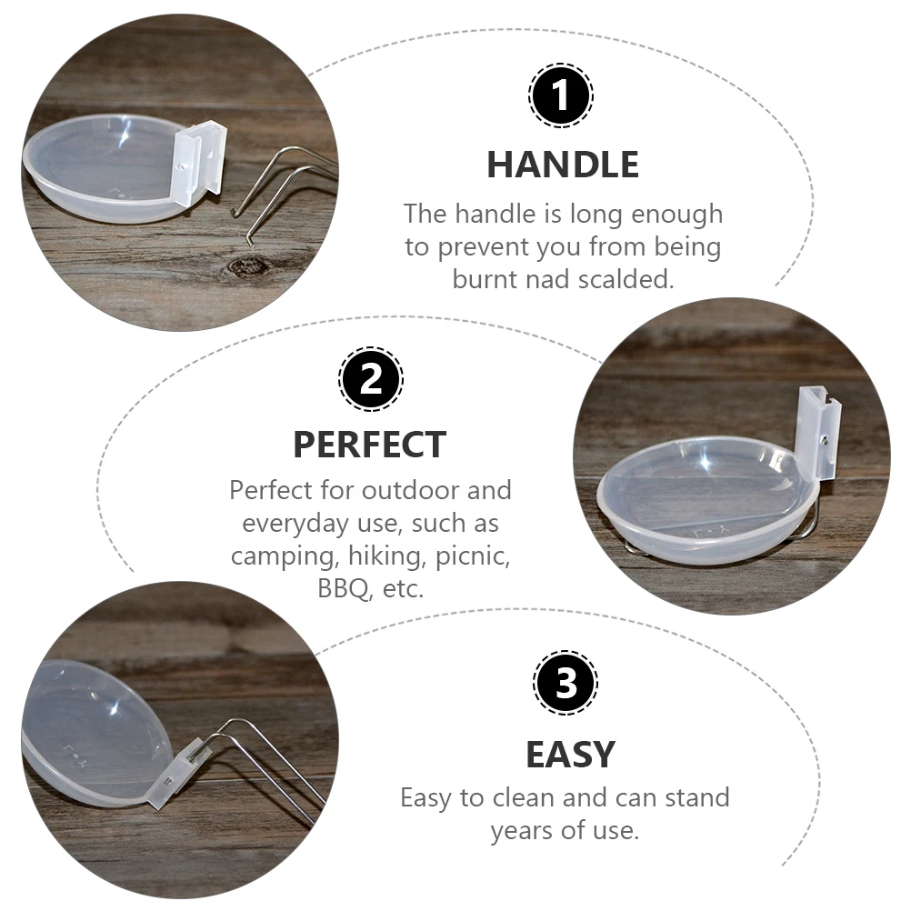 

Портативный набор ложек из 5 предметов, складной половник, горячий горшок, сервировочные ложки, суп с длинной ручкой, складные водяные половки