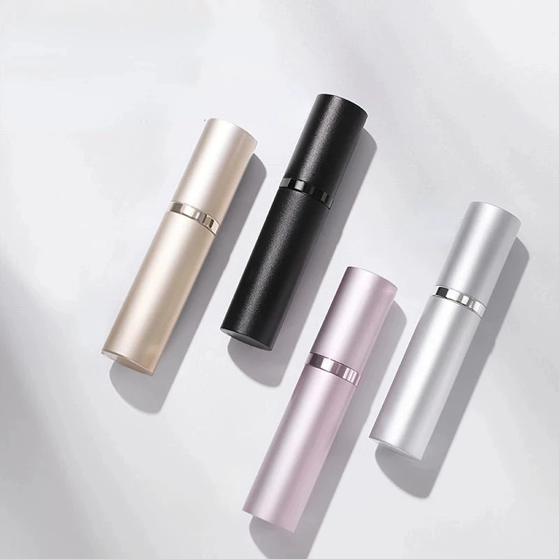 5ml Perfume Atomizer Portable Liquid Container For Cosmetics Traveling Mini Aluminum Spray Alcochol Empty Refillable Bottle