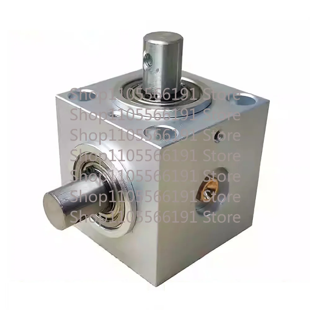 Vertical Type Right Angle Steering Gear Box 1.5M 20T 90 Degree Commutator 15MM Diameter Dual Shaft 2000RPM 12Nm