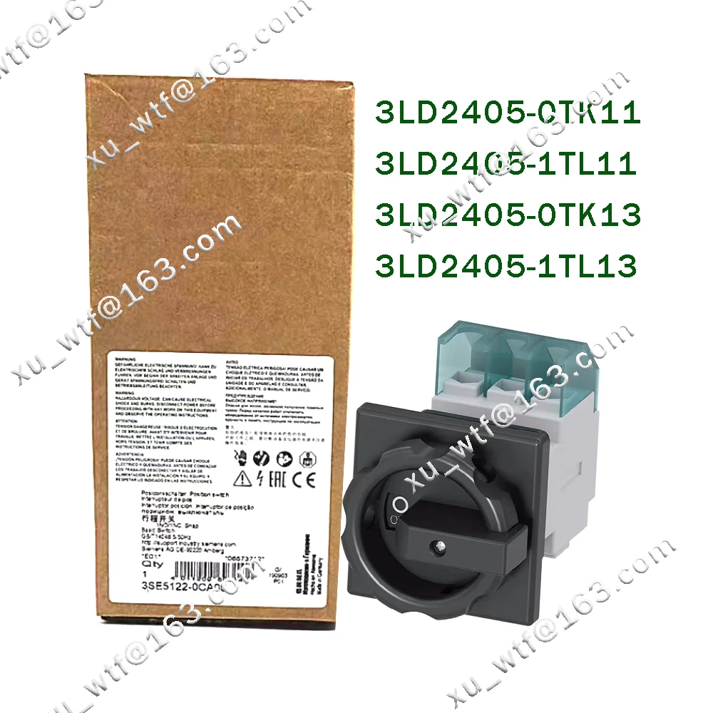 

Brand New Original 3LD Isolation Switch 3LD2405-0TK11 3LD2405-0TK13 3LD2405-1TL11 3LD2405-1TL13 Load Switch