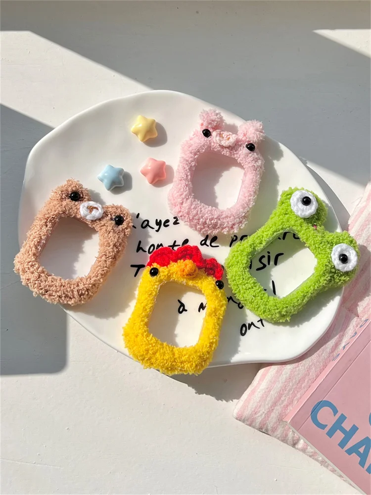 Y2k Cartoon Cute Plush Animal Case Cover For Apple Watch Case 42mm 46mm 45 40 44  40 Bumper Protective Frame For iWatch 10 9 8 7