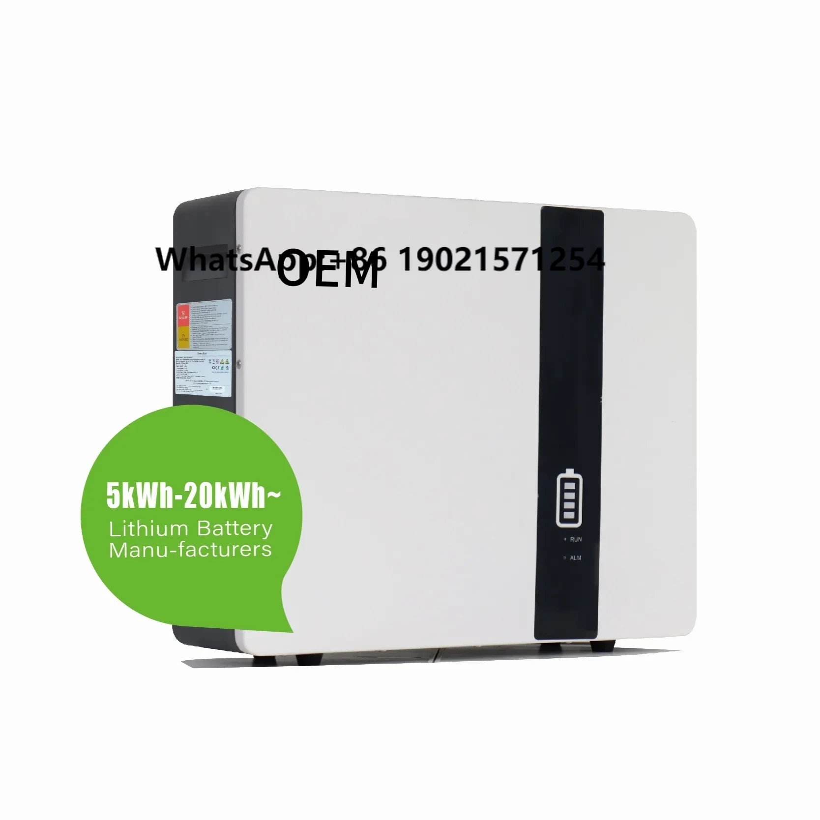 

Eu Stock OEM Lithium Battery 48V 51.2V 100Ah 5kWh 10kWh Lifepo4 Battery Wall Mounted Solar Battery System for Home