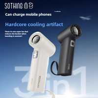 Youpin SOTHING Portable Handheld Fan Digital Display High-Speed Fan with 9000mAh Power Bank 18W Fast Charge Outdoor Camping