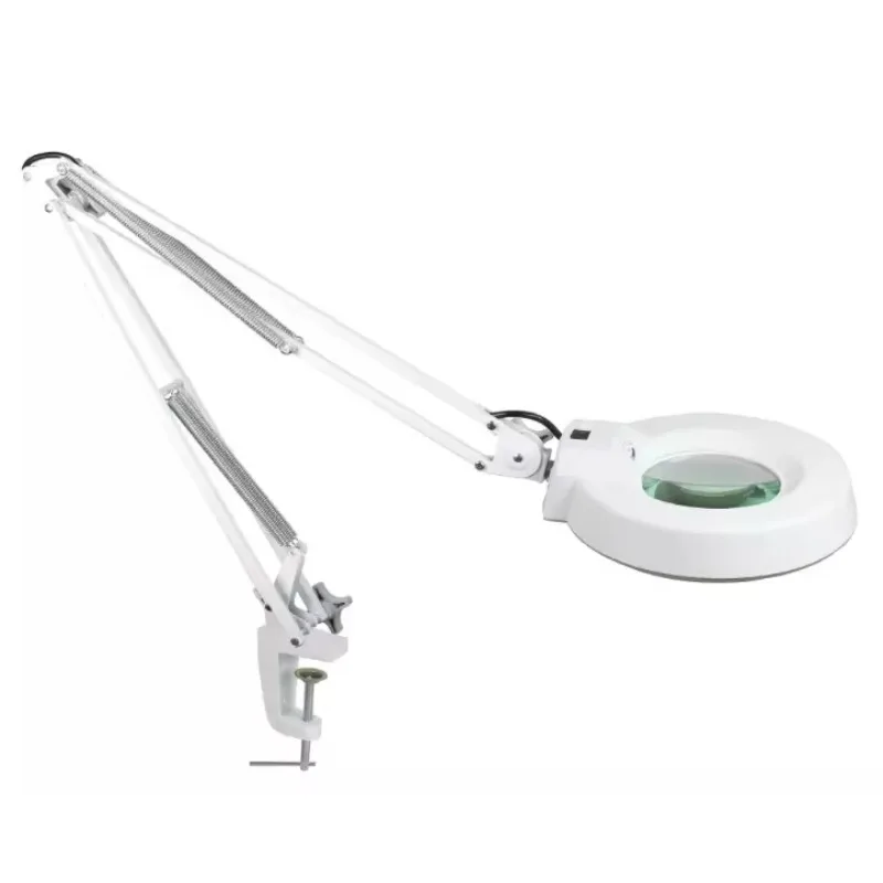 LED light with 10x anti-static magnifying glass for beauty