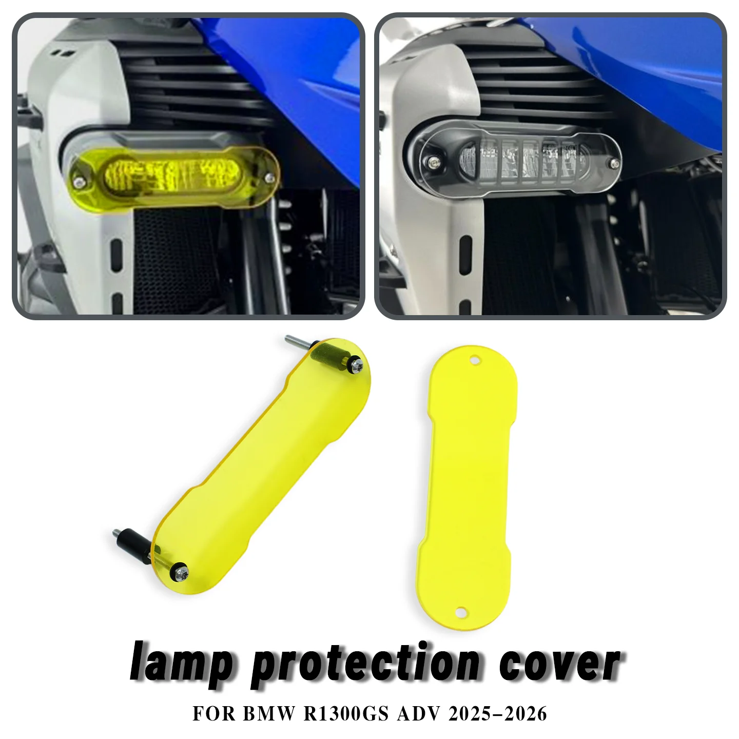 

For BMW R1300GS ADV Motorcycle Signal Turn Signal Protective Sheet Cover R1300GS ADV LED Spotlight Protection Lenses 2025-2026