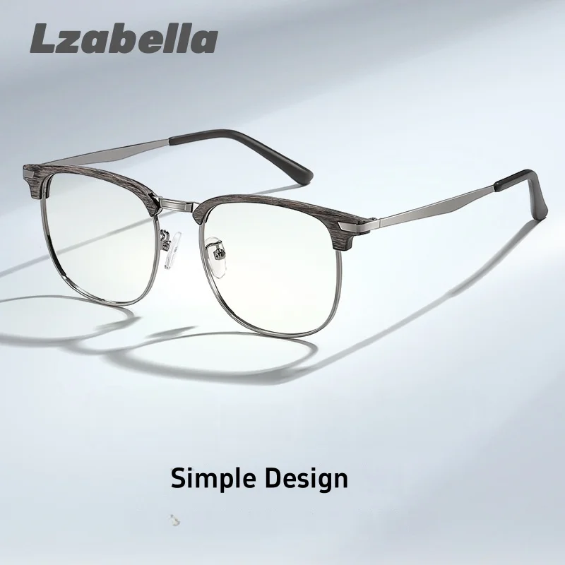 

Lzabella Retro Fashion Spectacles Ultra Light Full Frame CircularOptical Prescription Eyeglasses women's And Men's Glasses 31003