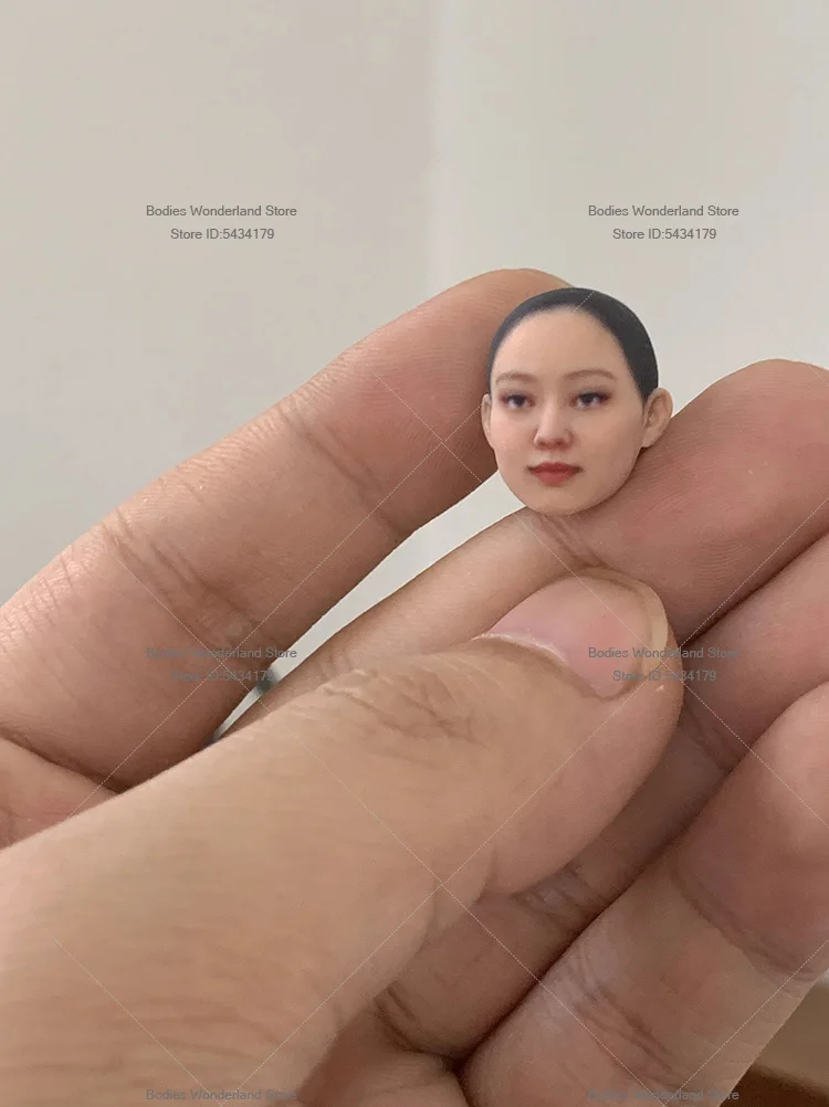 متوفر في المخزون 1/6 1/12 مقياس أنثى الجندي جيني كيم رئيس نحت المغني الكوري الجمال رئيس ل 12 ''6'' عمل الشكل دمية الجسم #6