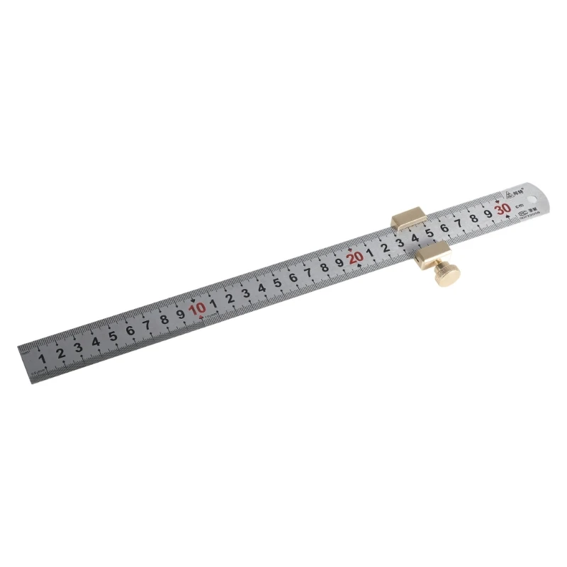 Ruler Positioning Block Adjustment Positioning Limit Woodworking Scribers Gauges