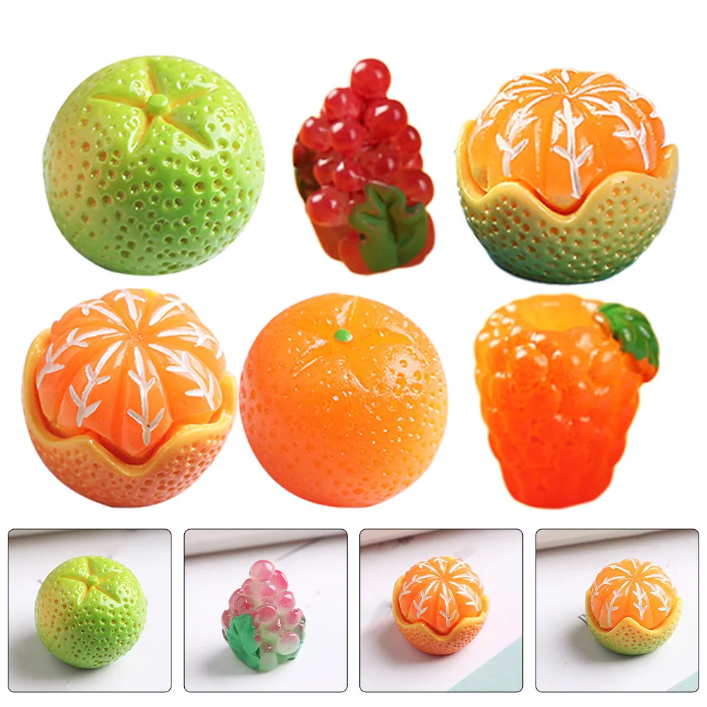 

25Pcs Artificial Fruit Resin Simulation Mini Fruits Realistic Fine Crafting Decorative Jewelry DIY Making Accessories Photo