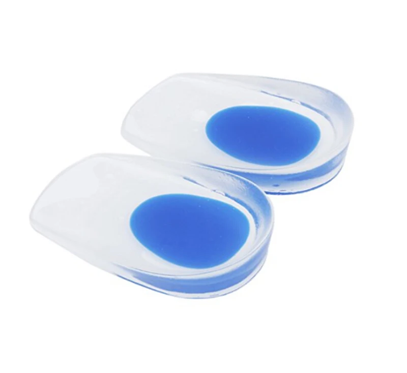 PU Heel Support Pad Cup Gel Silicone Insole Plantar Fasciiti Shock Cushion Orthotic Size 39-45