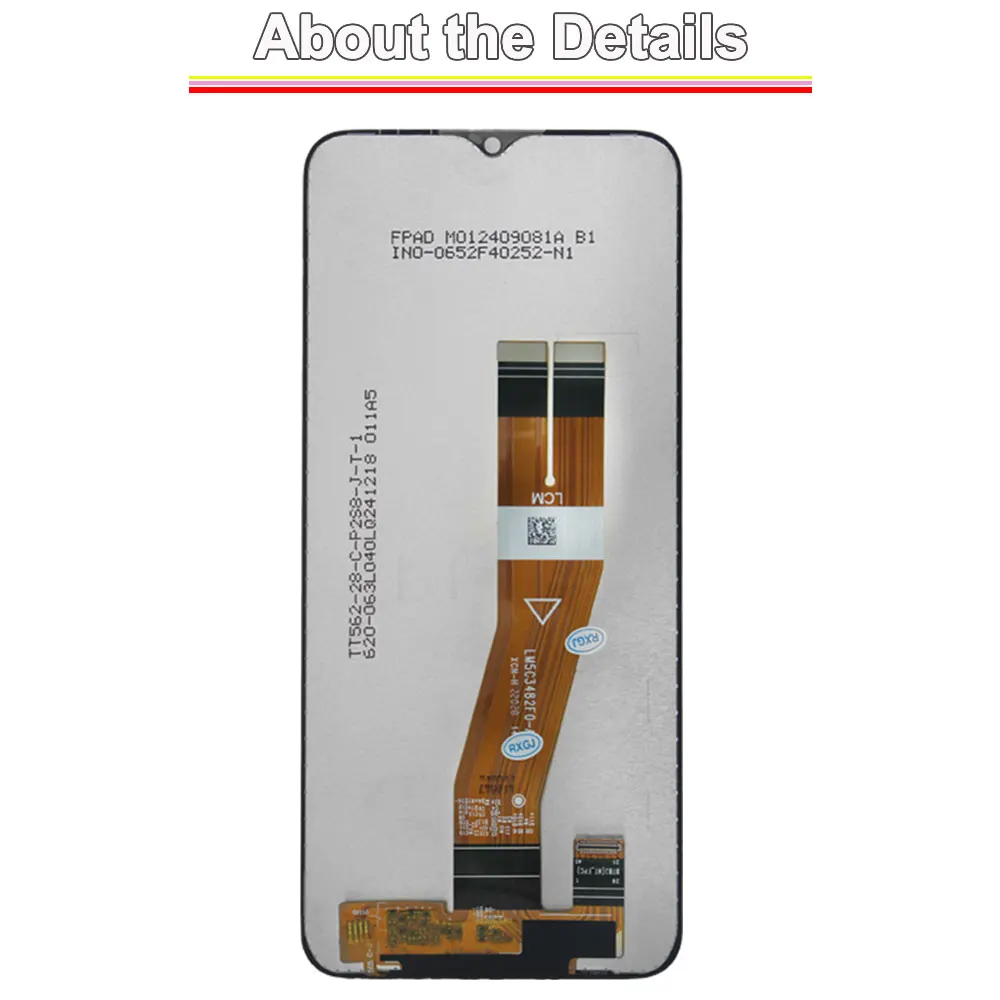 Wyświetlacz LCD z ekranem dotykowym (digitizer) do Samsung Galaxy A02s, model A025F A025M — zdjęcie produktu 4