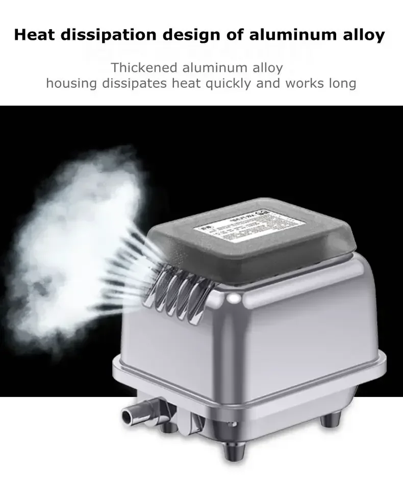 Fish Tank For Pond Hydroponic Biofloc Stone Oxygen Accessories Pumps Electromagnetic Aquarium Air Pump Hot sales