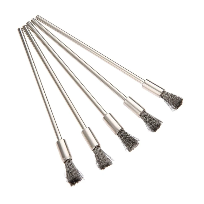 Brass Brush Steel Wire Wheels Brushes Drill Rotary Tools Metal Rust Removal Brush Set For Engraver Polishing Accessories