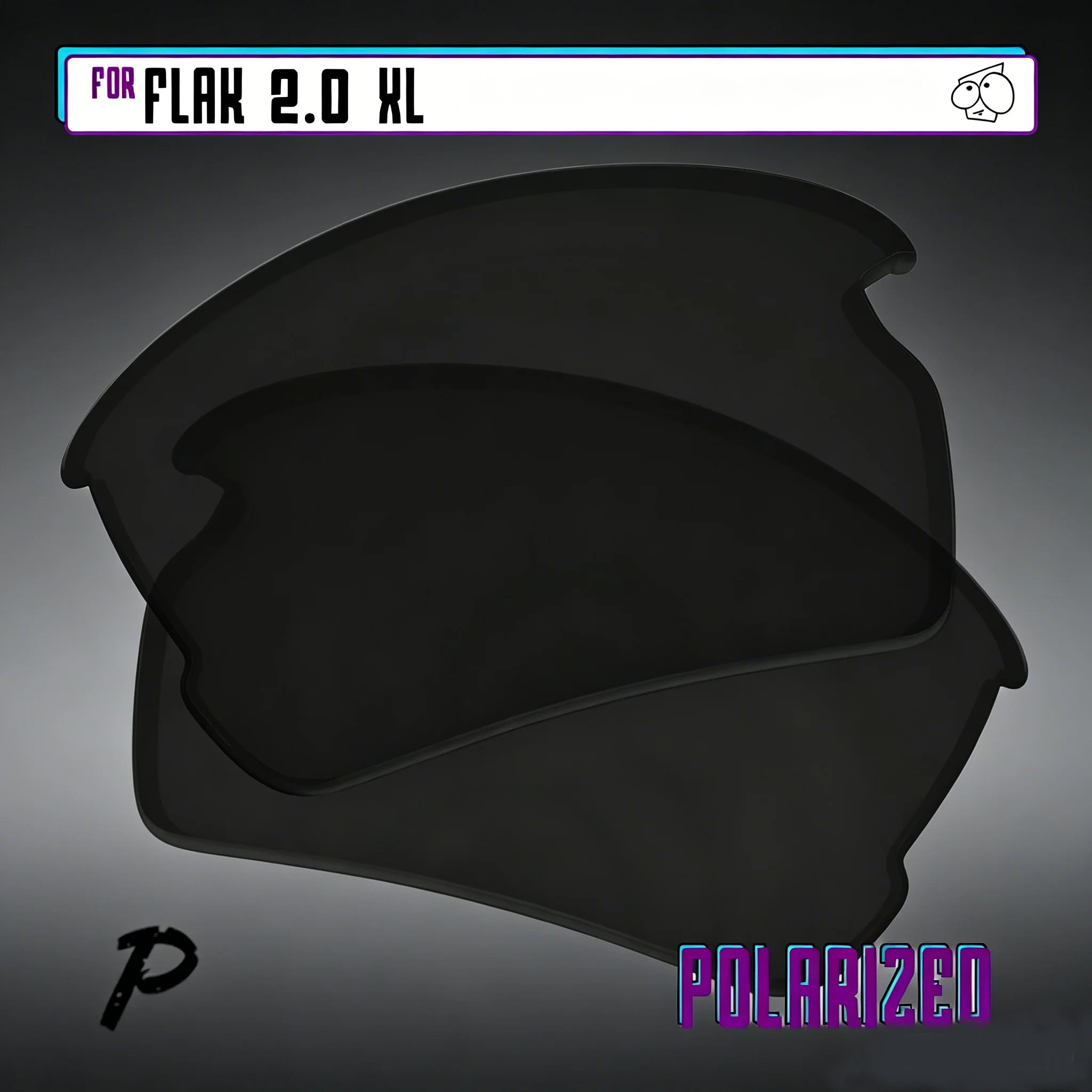 lentes-de-reposicao-polarizadas-sunglassdoctor-para-oculos-de-sol-oakley-flak-20-xl-oo9188-59mm-multiplas-opcoes