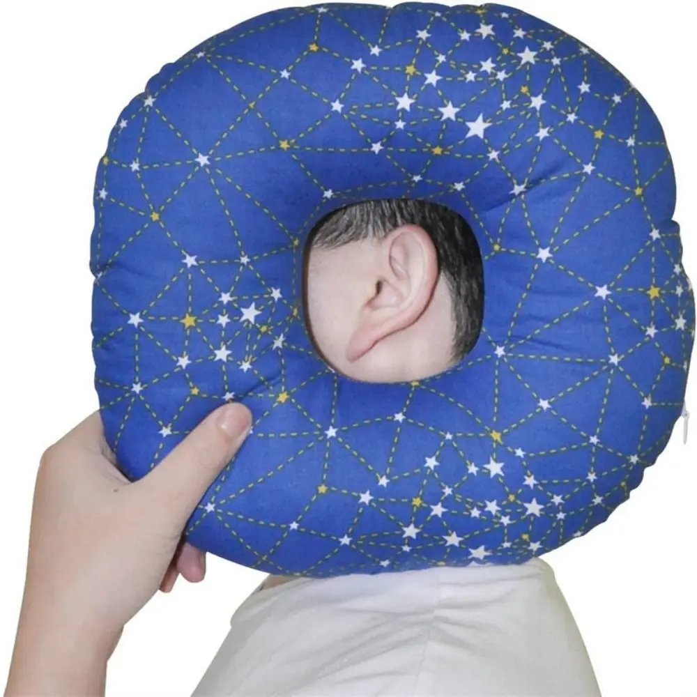 For Side Sleepers Pillow with an Ear Hole New Ear Guard Piercing Pillow for CNH and Pain Ear Inflammation Pressure Sores