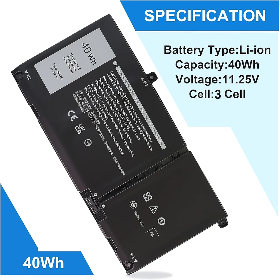 純正品　DELLノートPC バッテリー 40Wh 型番91T8W 楽天市場】dell 40wh バッテリーの通販