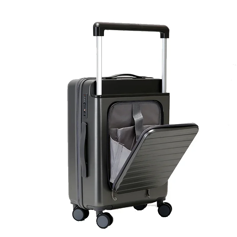 Luggage 2023 new female trolley case durable suitcase male 26 inch password box small 20 inch boarding case leather case