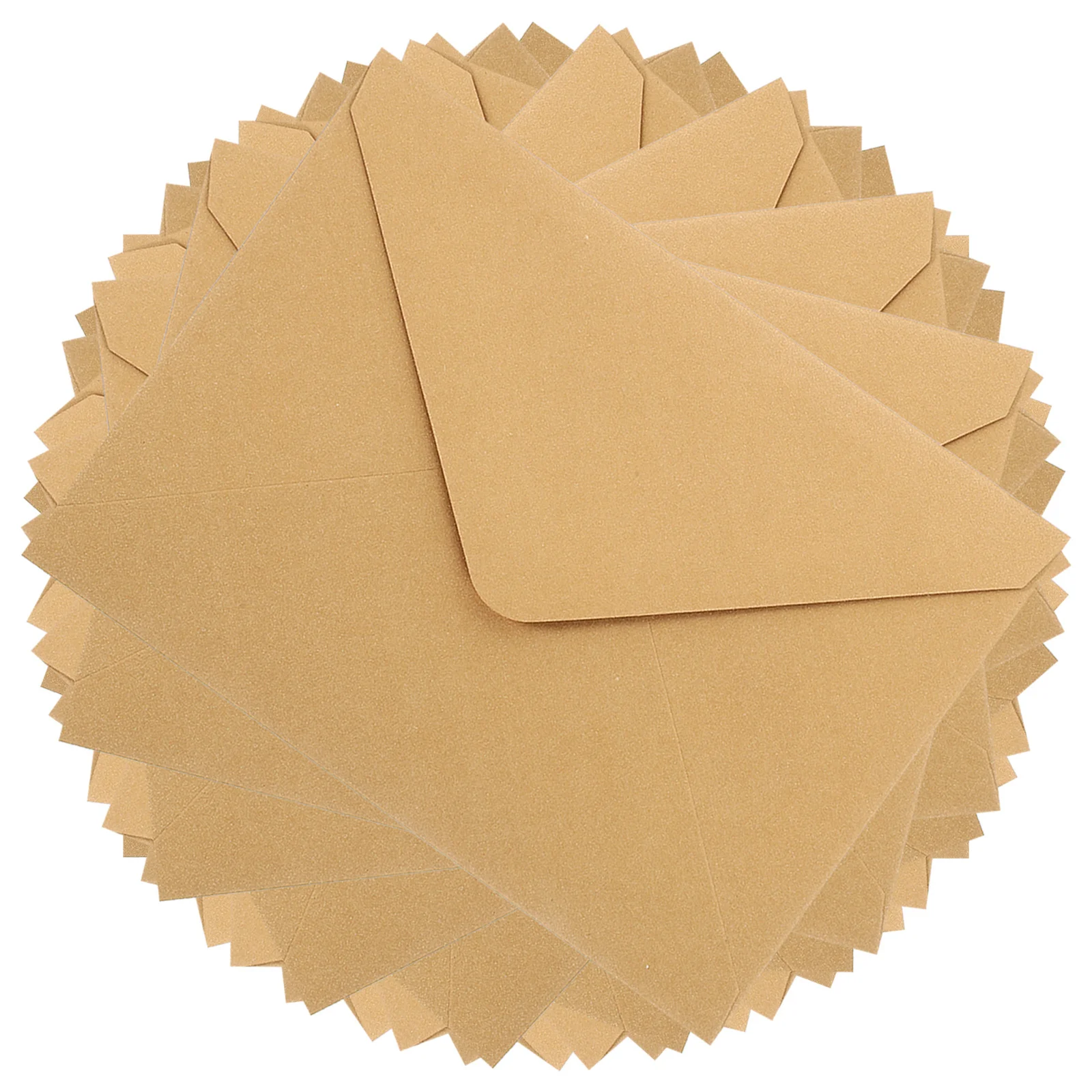 

50Pcs Blank Letter Envelopes Portable Foldable Decorative Vintage Invitation Envelopes for Wedding Birthday Party
