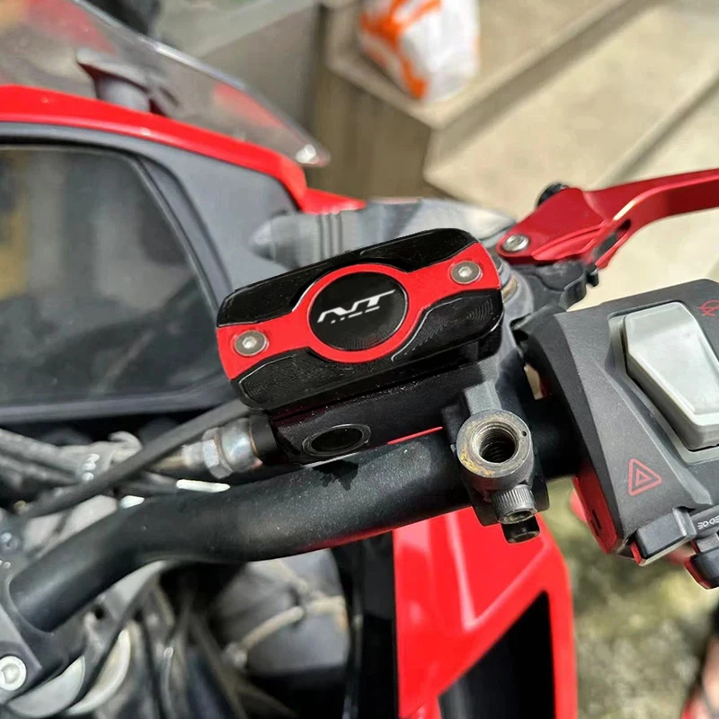 Explosions new For NT1100 NT 1100 2021 2022 2023 Motorcycle CNC Front Brake Reservoir Fluid Tank Oil Cup Cover