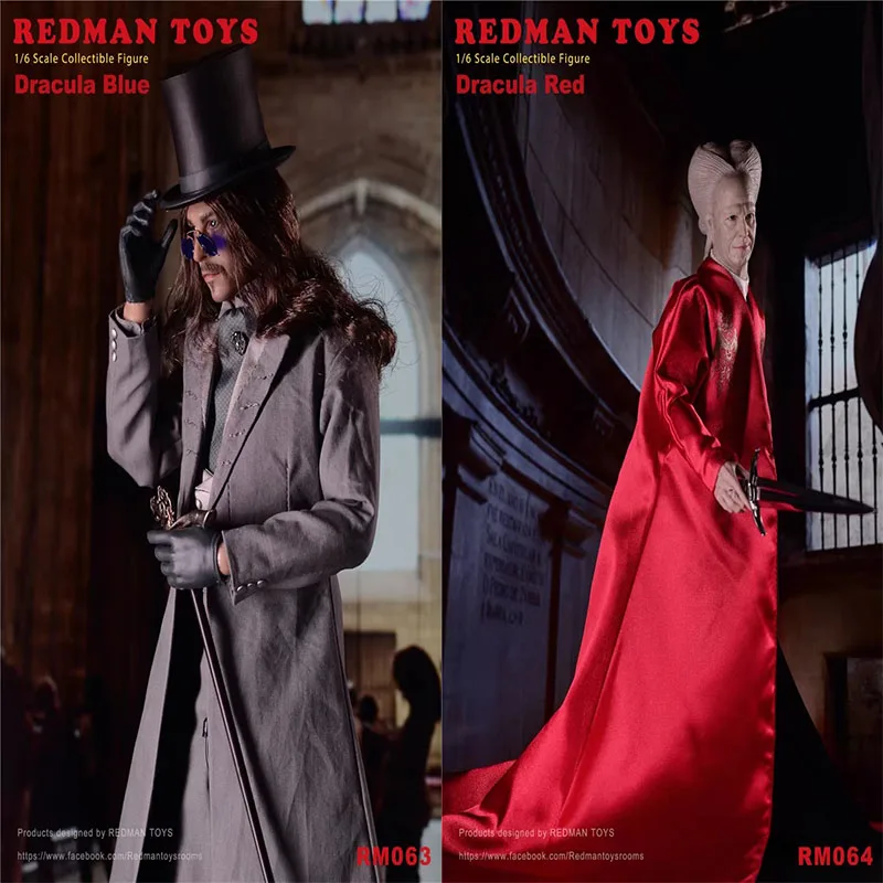 Redman brinquedos 1/6 soldado drácula rm063 vestido robe versão