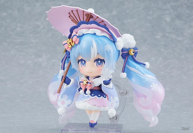 In Stock GSC NENDORON 2023 Hatsune Miku Series Snow Miku Dongli Animation Doll Figure Model Toys Gift Ornaments