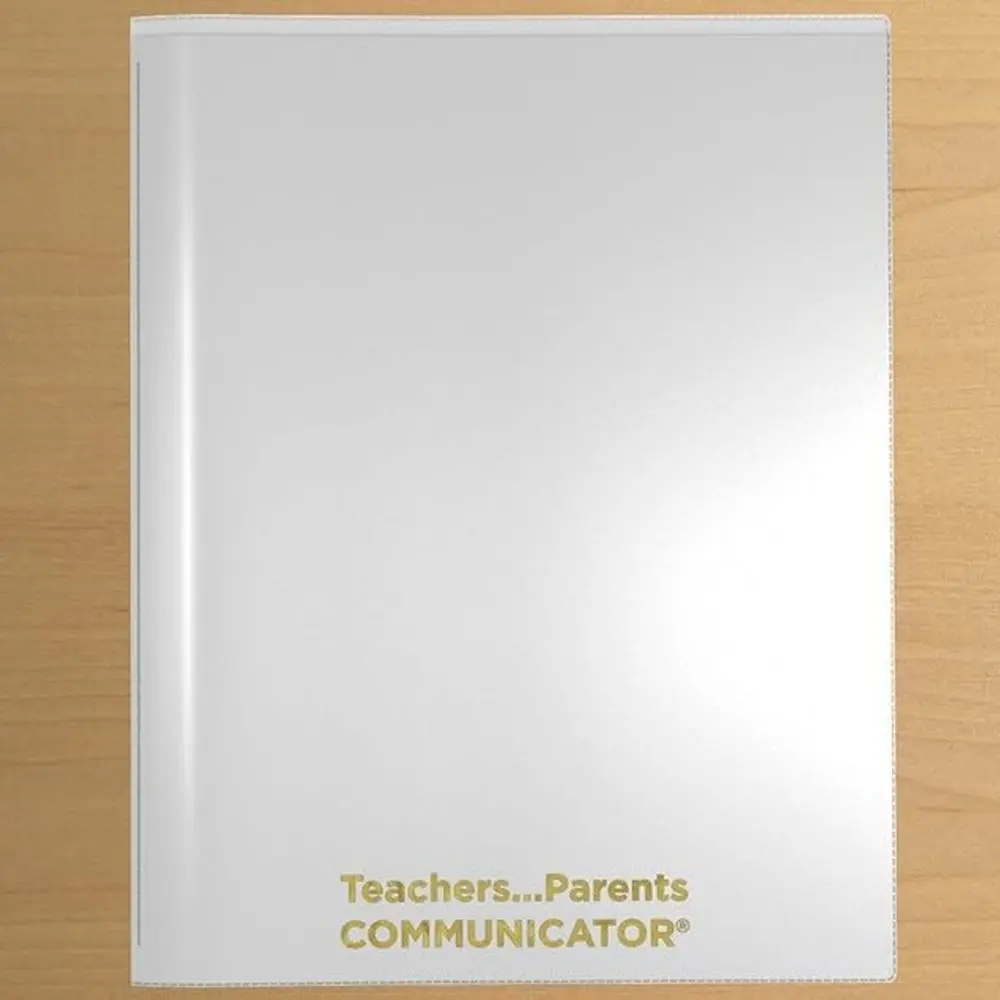 

Patented Tear-Resistant Plastic Folders, 2 Inside Pockets, 2 Exterior Sleeves, Letter Size, White, 24 Pack, Parent-Teacher Commu