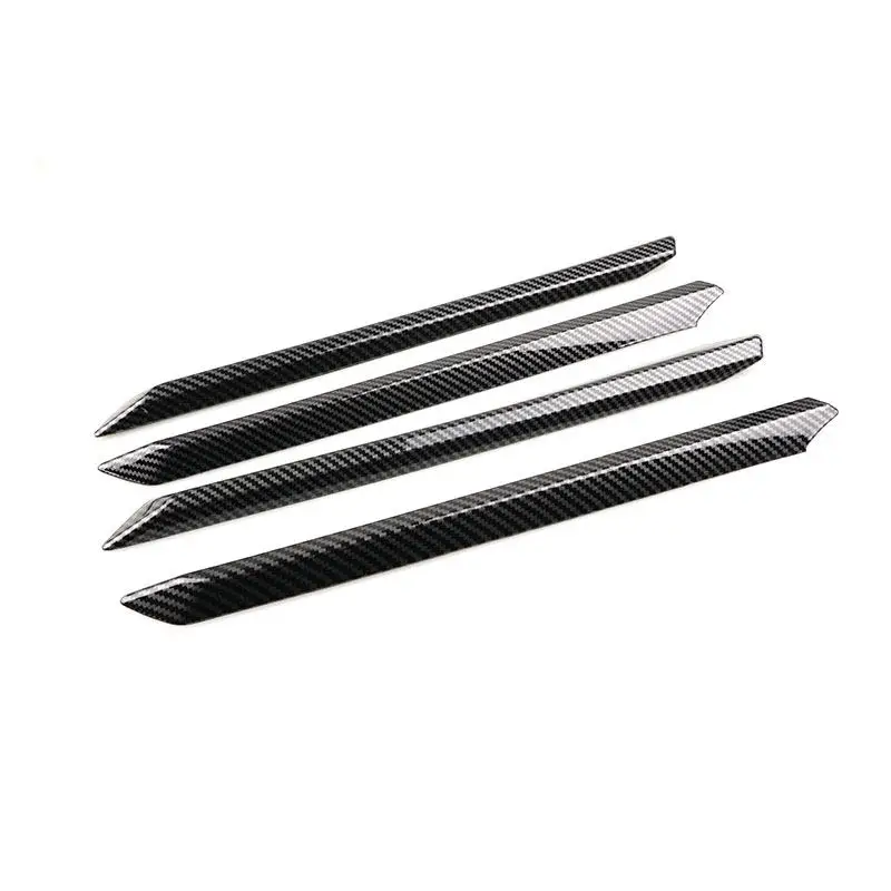 For Audi A3 8Y 2021 2022 2023 2024 Car Accessories ABS Carbon Fiber Texture Door Panel Strips Cover Trim Decor
