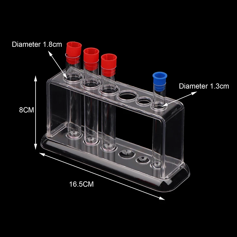 Kit dudukan tabung laboratorium, alat perlengkapan sekolah tabung uji curah hujan